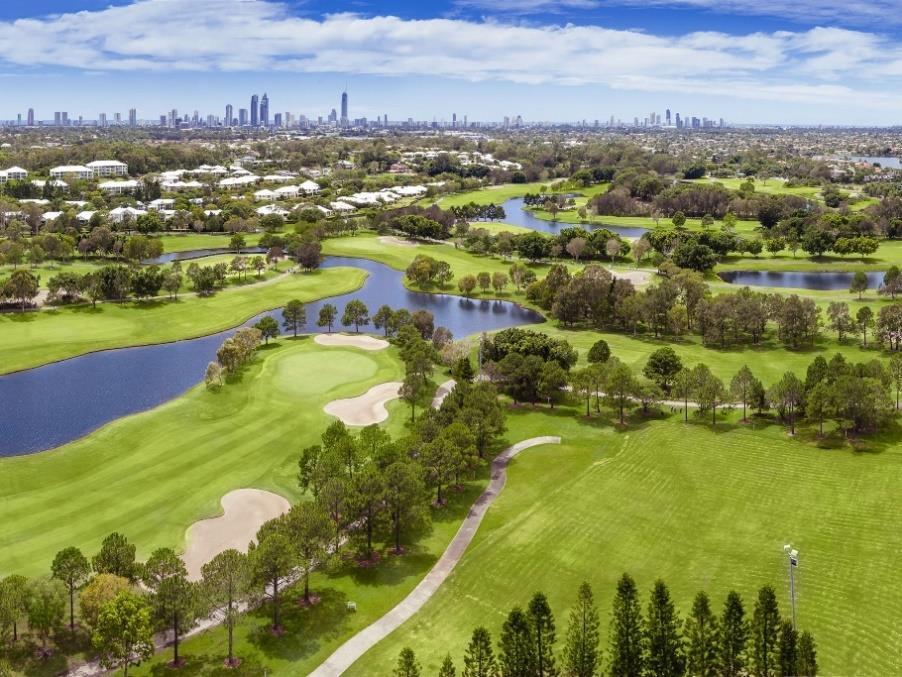 Thursday 2 nd August 2018 Golf at RACV Royal Pines Golf Resort with shared motorised carts Group golf clinic with Tiffany Mika (included) followed by 18 holes RACV Royal Pines Resort, located around