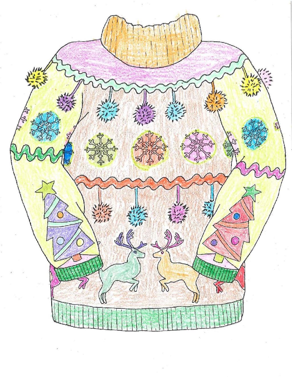 UGLY SWEATER COLORING CONTEST - ADULTS ONLY (18 and over) Stop in at the