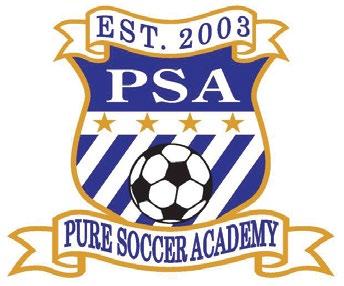 PURE SOCCER ACADEMY SOCCER CAMP Ages 3-10 The Y will be partnering with Pure Soccer Academy to provide a professional positive learning environment for youth soccer players by delivering the best