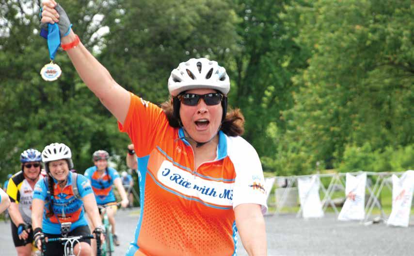 I Ride with MS People who ride in Bike MS may do so to support family members, friends or coworkers who have been diagnosed with multiple sclerosis.