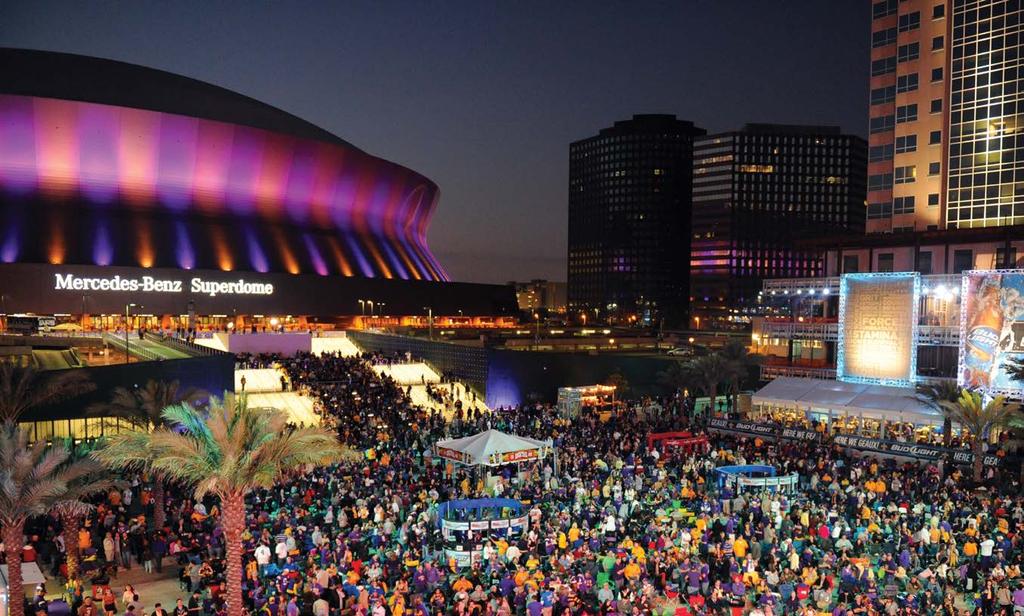 As manager of the Superdome since 1977, SMG has helped shape and preserve its legacy through a long time partnership with the State of Louisiana.