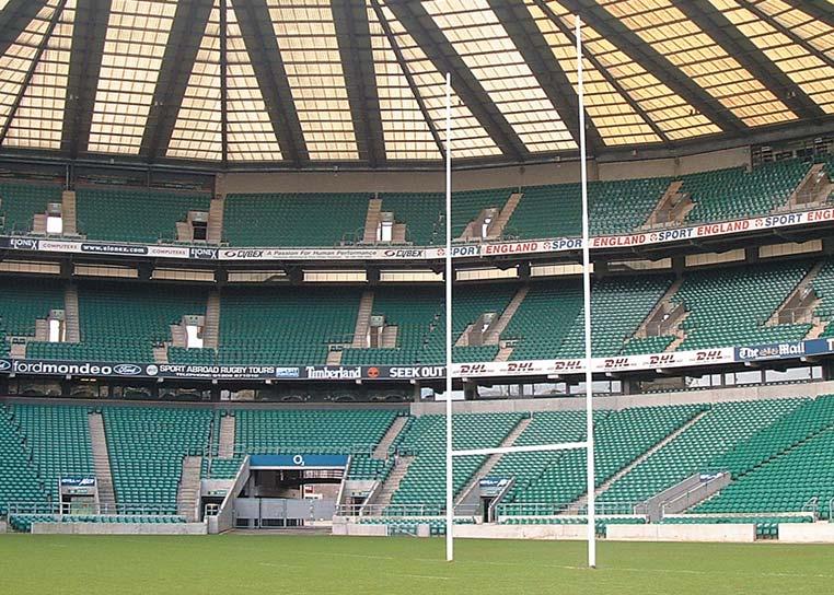 89 rugby Suppliers to Twickenham, Millennium Stadium, Wembley Stadium, Lansdowne Road and Croke Park Millennium Rugby Posts Improved specification International specification design
