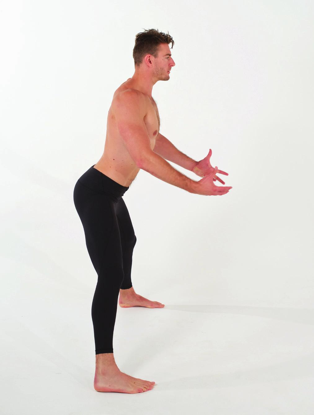 FOUNDER TM CONT D 9 Bring your fingers together into a Sphere of Tension in front of your hips.