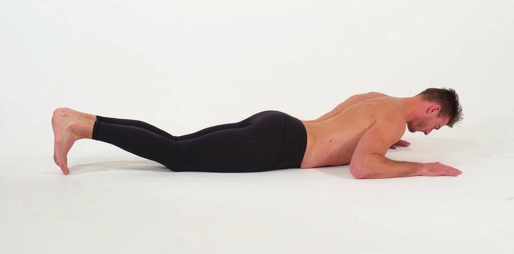 PRONE DECOMPRESSION 7 Place your hands about shoulder width apart or a little bit wider if you feel any pinching in the shoulder.