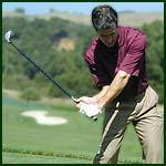 hit rather than swinging through the ball, there is inevitably a tendency to tighten and hold on too much.