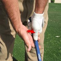 The more you grip the golf club in the fingers, the faster you can swing the golf club and the quicker the clubface will close.
