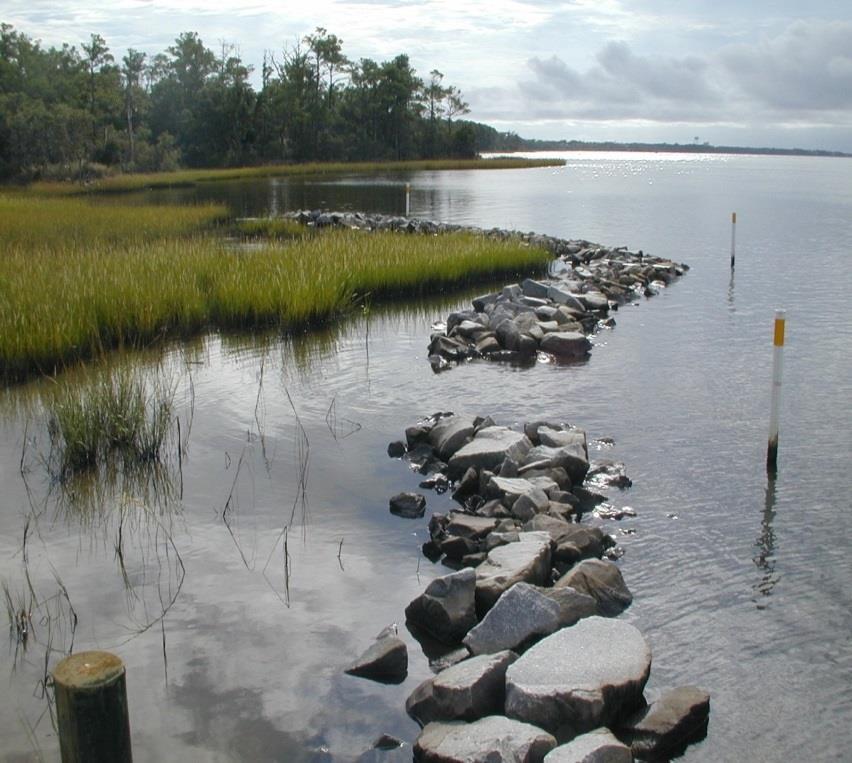 Permits: A marsh sill can require either a major or a general permit depending on the scale of