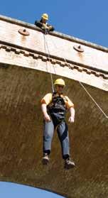 Once attached to the unit a person can descend to the ground safely without having to control the equipment.