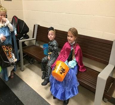 !! Over 500 children and adults visited River Valley on Trick-or-Treat night.