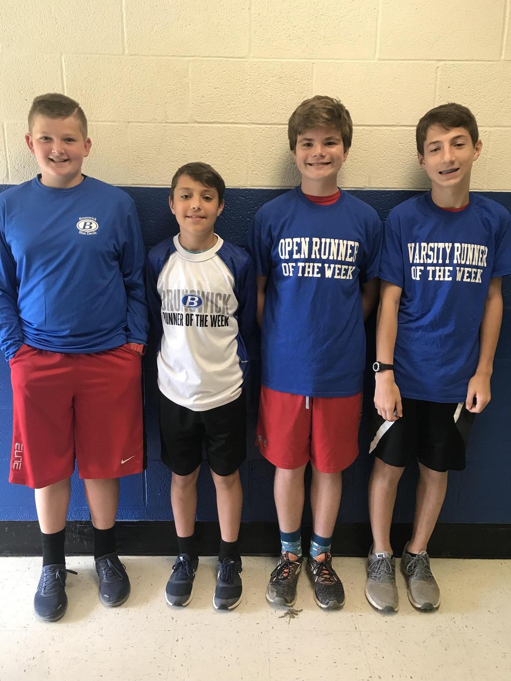 Boys Cross Country Runners of the Week from the Medina