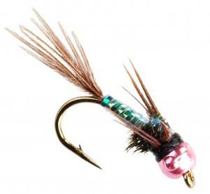 and fast-sinking nymph Green, Blue, Brown, Red, #18 Pheasant Tail