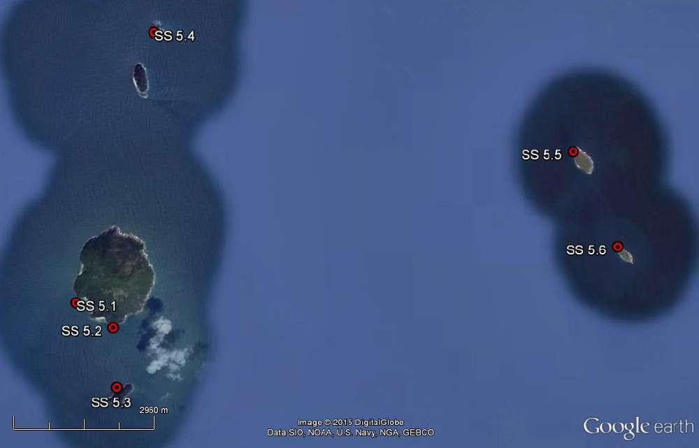 3.2.5 Bidong and Yu The Bidong and Yu archipelago comprises several small islands, located 15-25km from Marang, off the East coast of Terengganu, Malaysia.
