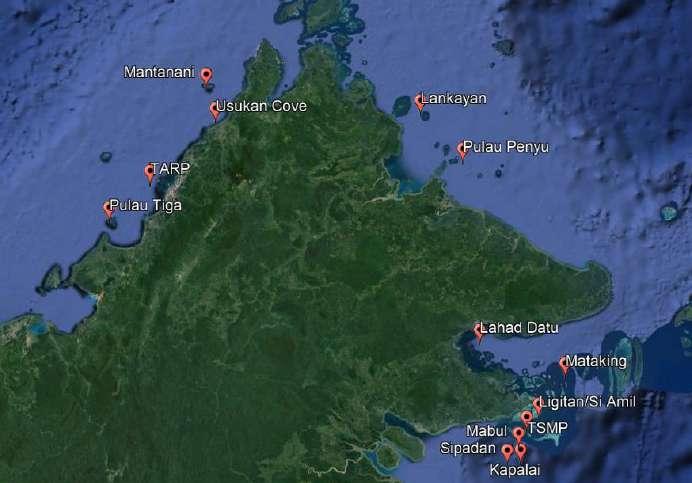 1 Status of Coral Reefs in Malaysia 217 The results from all 22 surveys were compiled to provide an overview of the status of coral reefs around Malaysia.