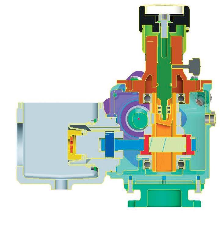 Main characteristics: n Internal worm gearbox, oil bath lubricated with low noise emissions n Rotating parts on bearings to minimise power consumption n Each mechanism