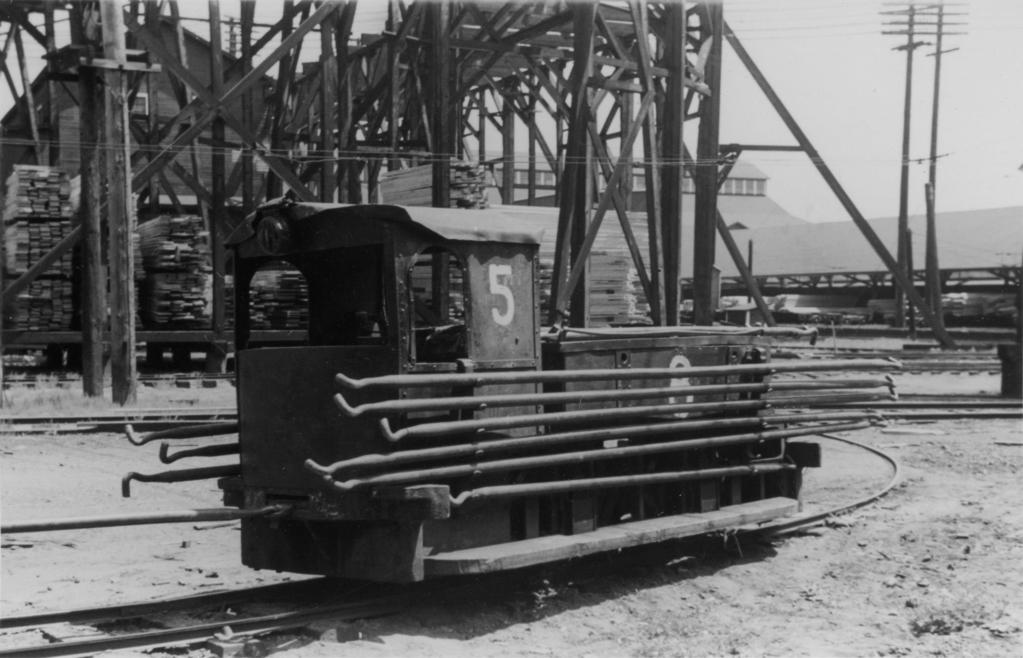 Mill B Gallery 15 30 gauge locomotive 5-8, circa 1943.