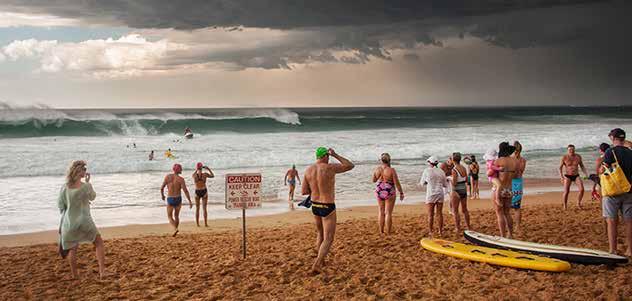 Bilgola s event director David Madew said: After frustrating, recurring cancellations of the annual Billy swim in early December, due to bad weather or dangerous surf, we have now changed the date.