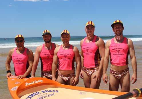 MITCH BACK TO SURFBOATS BUT WITH NEW CLUB NEWPORT BOYS EYE OCEAN THUNDER Mitch Foran has made a comeback to surfboats as a sweep but not with his beloved Bilgola.