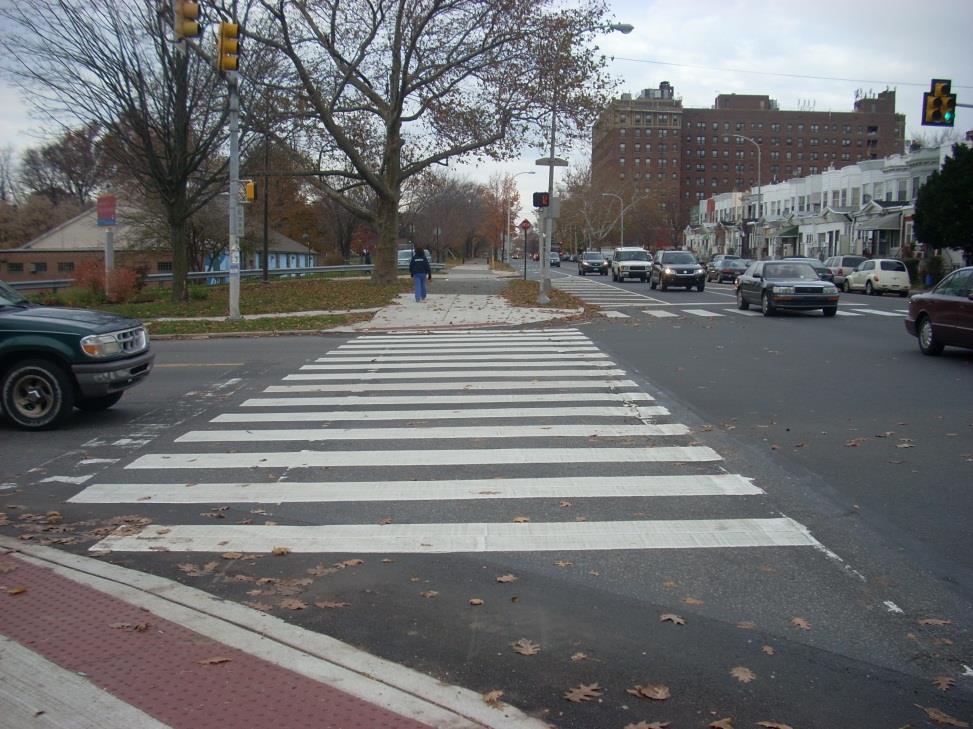Outcomes Southeastern Pennsylvania Intersection of two busy roads lacked crossing amenities Solution: