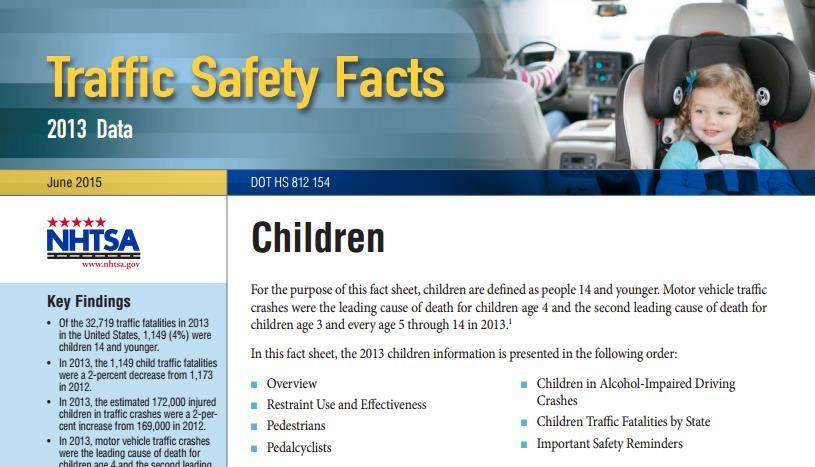 Tools and Resources NHTSA Traffic Safety Facts http://wwwnrd.