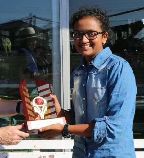 The Ross Martin Trophy for bowling this year was won by Ananaya Sharma Senior awards Daniel Wright Award Every year in the seniors we recognize the best player across all divisions in memory of