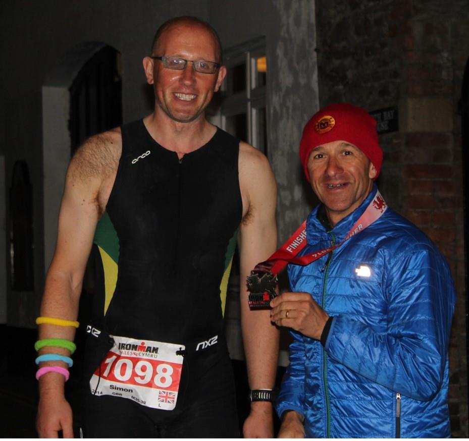 Simon Dodd wanted to complete in an Ironman. He did at Ironman Wales 15 hours 51 minutes.
