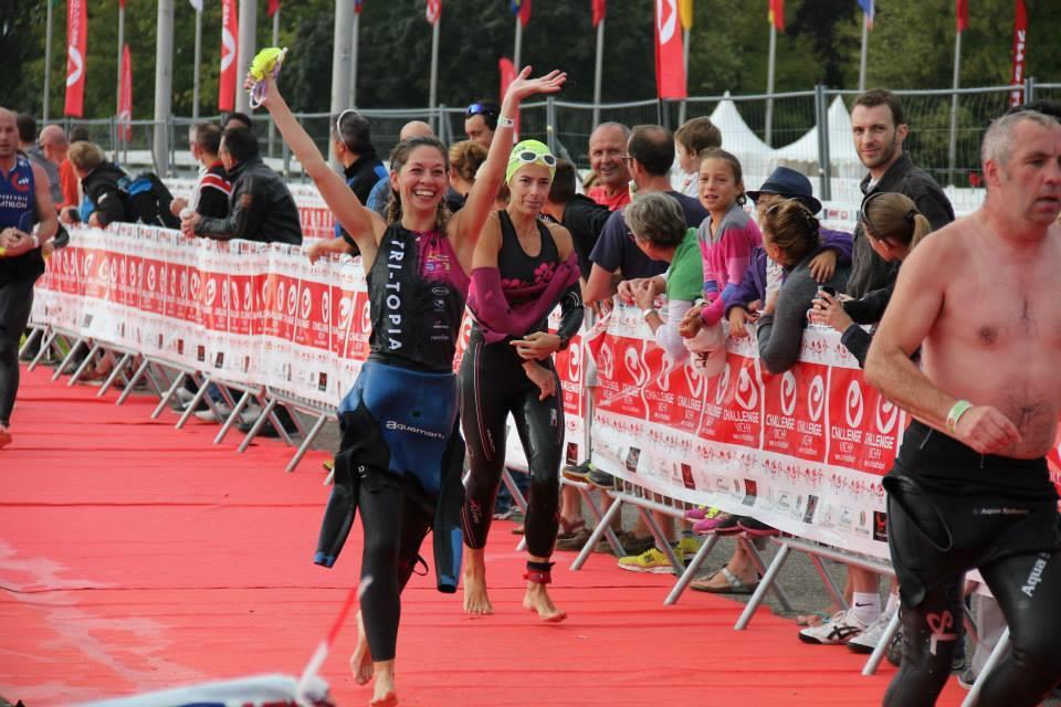 Amy Jenner competed in her first triathlon in 2014 with Marks coaching