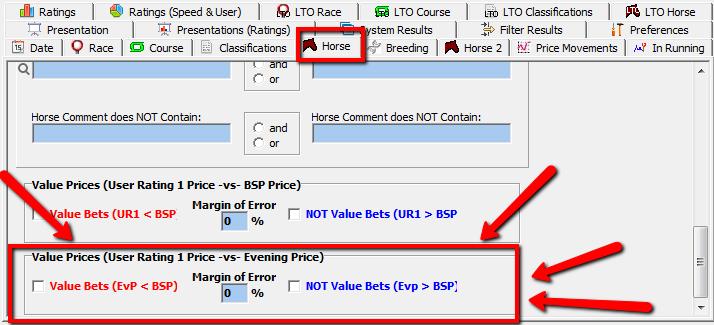 Analyse Power Rating Value Prices v Evening Prices In this version you can query prices based on a comparison of the Power Rating forecast price -v-