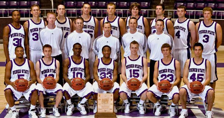 WEBER STATE UNIVERSITY YEAR-BY-YEAR GAME RESULTS 2007-08 Overall: 16-14 Big Sky: 10-6 (3rd) Home: 12-2 Road: 4-9 Neutral: 0-3 Front row (left to right): Jamaine Nance, Josh Cottle, Dezmon Harris,