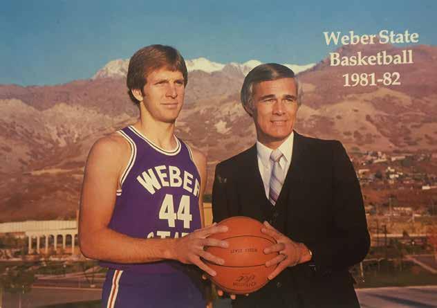 WEBER STATE UNIVERSITY YEAR-BY-YEAR GAME RESULTS 1981-82 Overall: 15-14 Big Sky: 6-8 (t4th) Home: 11-5 Road: 4-9 1st Team All-Conference Honors Todd Harper and head coach Neil McCarthy Todd Harper