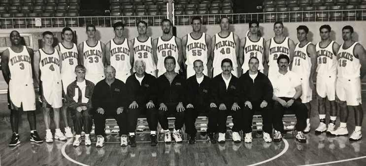 2015-16 WILDCAT MEN S BASKETBALL YEAR-BY-YEAR GAME RESULTS 1996-97 Overall: 15-13 Big Sky: 9-7 (t4th) Home: 11-2 Road: 2-10 Neutral: 2-1 Front row (left to right): manager Vicki Lyman, head coach Ron