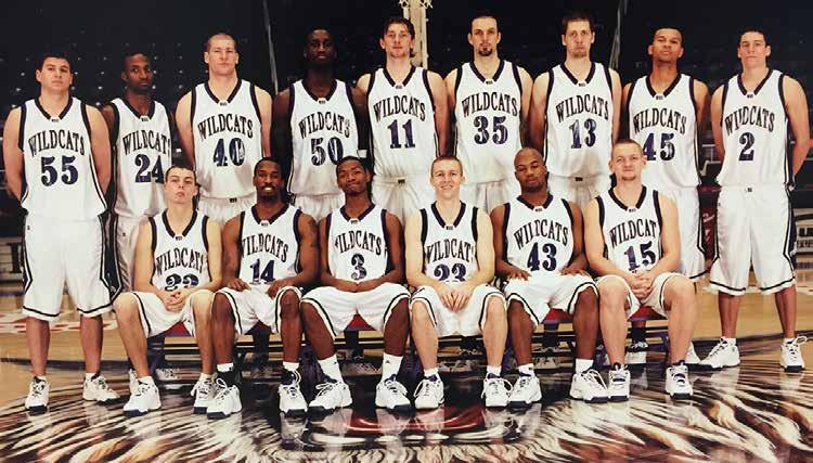 2015-16 WILDCAT MEN S BASKETBALL YEAR-BY-YEAR GAME RESULTS 2000-01 Overall: 15-14 Big Sky: 8-8 (t4th) Home: 9-3 Road: 4-10 Neutral: 2-1 Front row (left to right): John Hamilton, Damon King, Jermaine