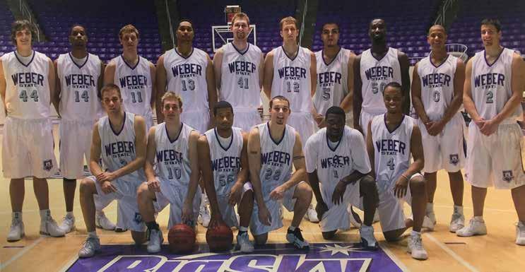 WEBER STATE UNIVERSITY YEAR-BY-YEAR GAME RESULTS 2003-04 Overall: 15-14 Big Sky: 7-7 (t2nd) Home: 8-5 Road: 5-8 Neutral: 2-1 Front row (left to right): Matt Emadi, Brett Cox, Ryan Davis, John