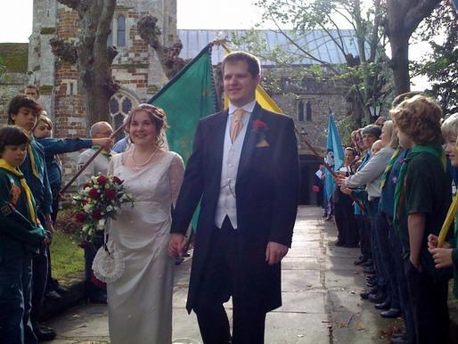 Congratulations Editorial To former Leaders James Bennett and Jane Esmond who returned from New Zealand briefly in October to get married in Fordingbridge.