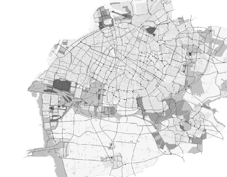investment in providing well connected and integrated cycle routes. An extensive cycling route runs through Malmö city from the southern part of the inner city to Universitetsholmen in the north.