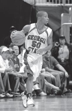 CAREER LEADERS HERMAN FAVORS, who completed his career in 2006, ranks among the top six in Georgia State history in assists, steals, three-point field goals and games played. POINTS Player.