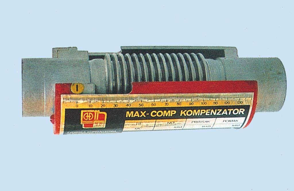 MAX-COMP EXPANSION JOINTS INSTALLATION Fig. 45. Max-comp expansion joint RECOMMENDED PIPE ALIGNMENT GUIDE SPACING Fig. 45. Max-comp expansion joint RECOMMENDED PIPE ALIGNMENT GUIDE SPACING FOR STANDARD STEEL PIPES USER ADVANTAGES 1.