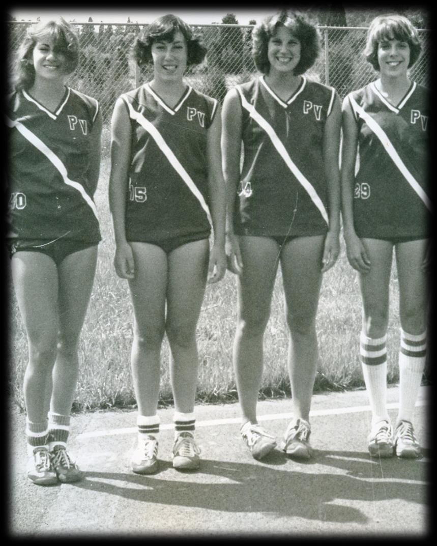 35 th Anniversary of the 880 Yard Relay Team Katy Clark ran the 440 M, Diane Lind Petrella and Jan Ullman Richardson ran the 110 M and Shari Higgs ran the 220 M Finished 4 th in the District First