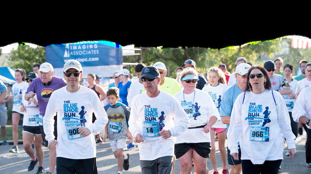 TEAM CAPTAIN TOOLKIT More than 3,000 men in Colorado are diagnosed with prostate cancer every year. The Blue Shoe Run for Prostate Cancer is a family friendly 5K run/walk, 1.