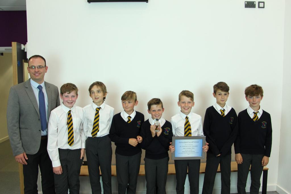 Chester and Cheshire & Warrington School Games Champions. Secondary School Sports Team of the Year: 1st place = Blacon High School Year 8 Boys Football Team.