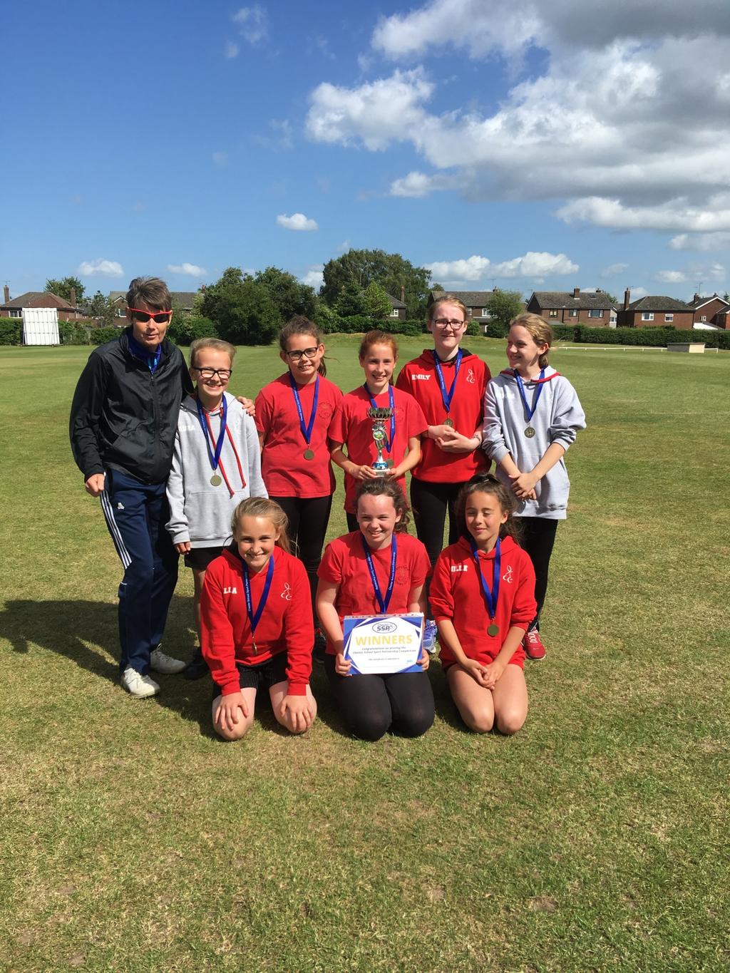 Schools winning their pools and progressing to the semi finals were Cherry Grove, Christleton,