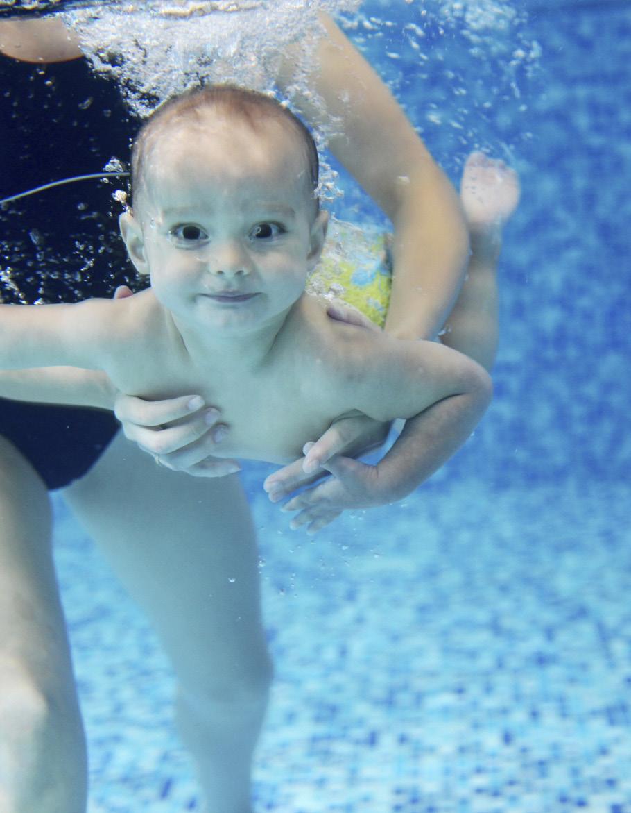 PARENT-TOT CLASSES These 45 minute classes are designed to help toddlers develop swimming readiness and become comfortable in the water.