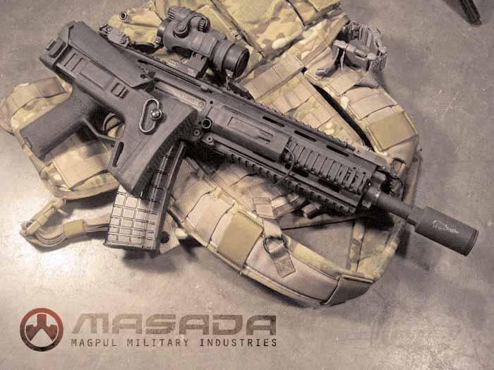 Introduction Designed and built by the Magpul design team in approximately 4 months as an experiment in firearms design, the Masada is an evolution of proven technologies in a lightweight package