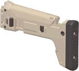 FEATURES Buttstock Assembly Stocks are easily removed and replaced to adapt to changing mission requirements.