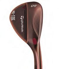 Aged Copper Finish HI-TOE design creates a higher and more centered center of gravity for a lower launch and more spin Sole cavity features