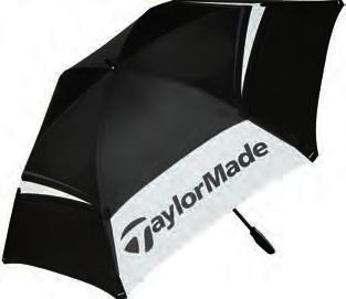 rubber-coated handle Elastic Venting System: Durable in strong winds to keep canopy intact and reliable Preferred by TaylorMade Tour players Tip