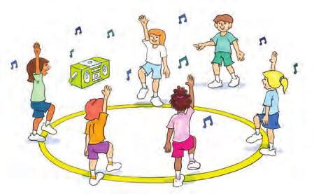 Detective To develop spatial awareness and movement skills in a dance activity. Players stand in a circle, with one player allocated the detective and another as the spy.