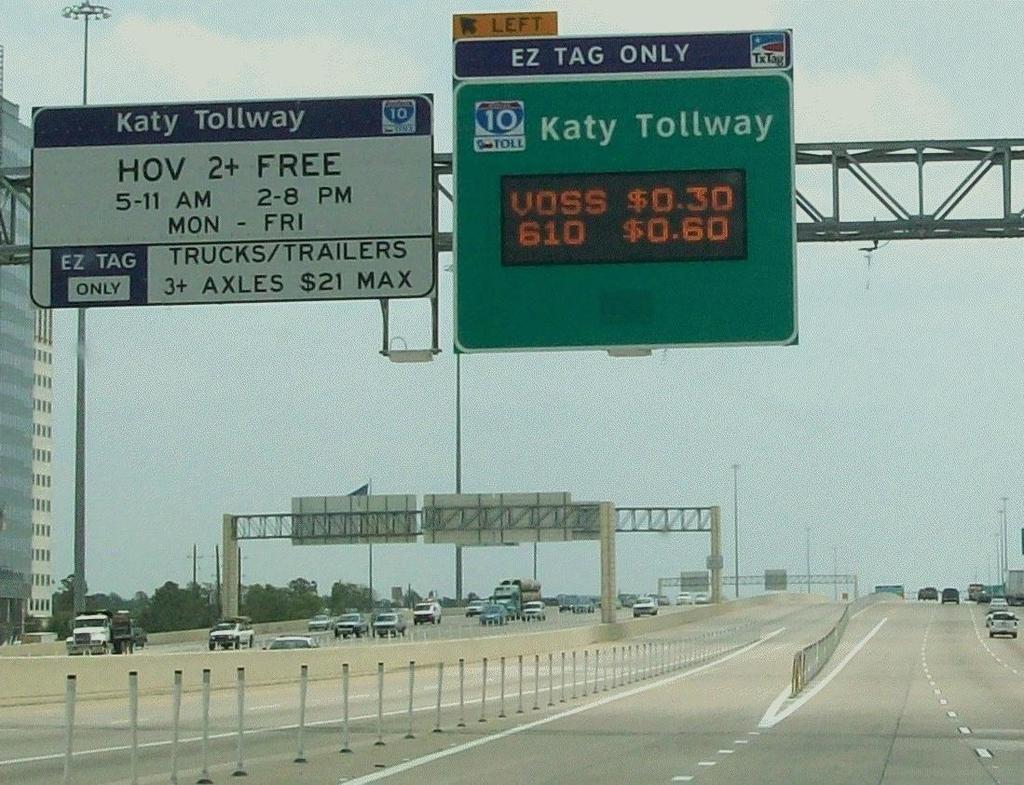 Katy Tollway Opened: 2009 12 Miles