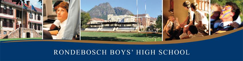 INTRODUCTION Sport is one of four areas of excellence that are recognised at Rondebosch Boys High School for the purpose of awarding school colours.