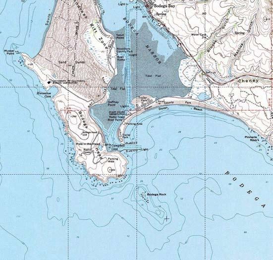 page - 8 Figure 5. Map of a section of California coastline. 14.