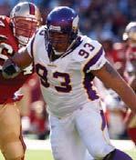 and 1970. Allen led the Vikings in sacks with 14.5 in 2008, his 2nd-highest total in his 5-year career (led the NFL with 15.5 in 2007 as a member of the Kansas City Chiefs).